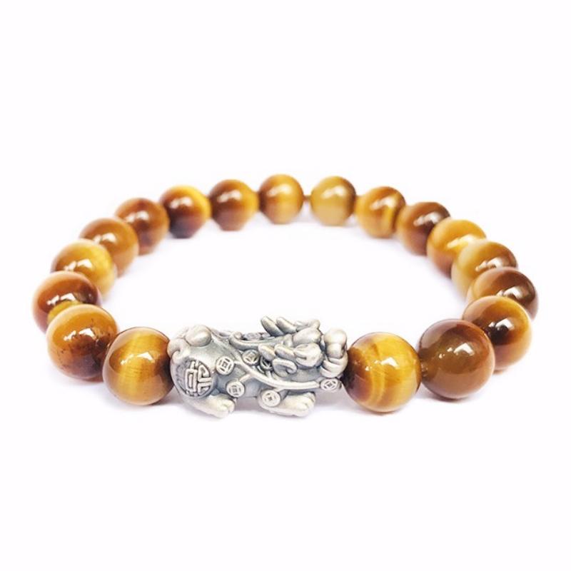 Lắc tay tỳ hưu bạc thời trang và phong thủy