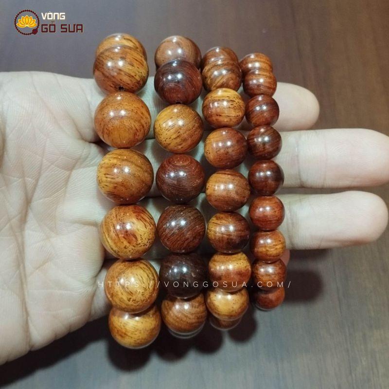 Vòng tay 19 hạt gỗ sưa đỏ quý hiếm mang lại may mắn và tài lộc