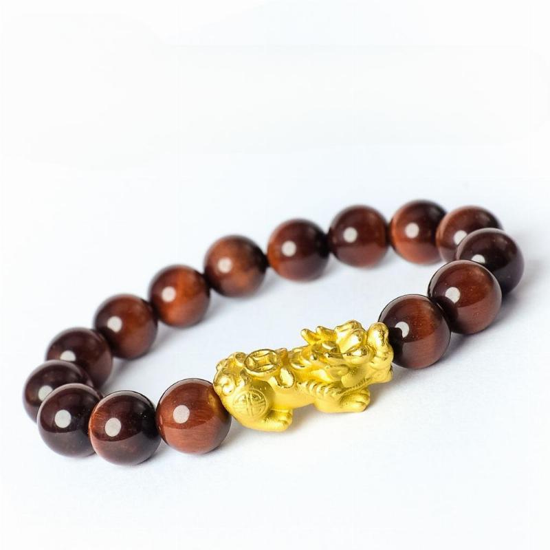 Vòng tay mệnh Hỏa màu đỏ rực rỡ, thể hiện năng lượng và sức mạnh