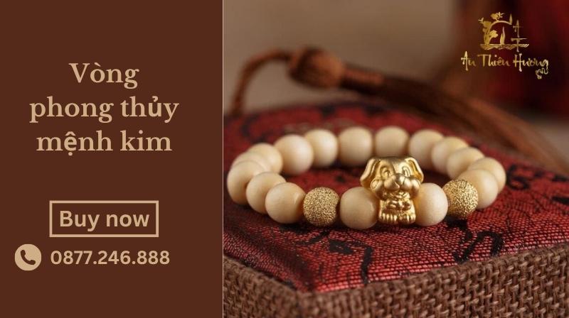 Vòng tay cẩm thạch phù hợp cho người mệnh Kim