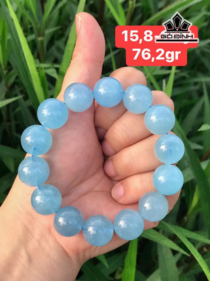 vòng tay đá ngọc hải lam phong thủy