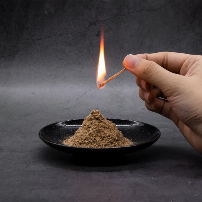 hướng dẫn cách đốt bột trầm hương tại nhà đơn giản
