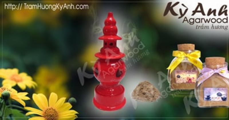 cách xông nhà bằng bột trầm hương