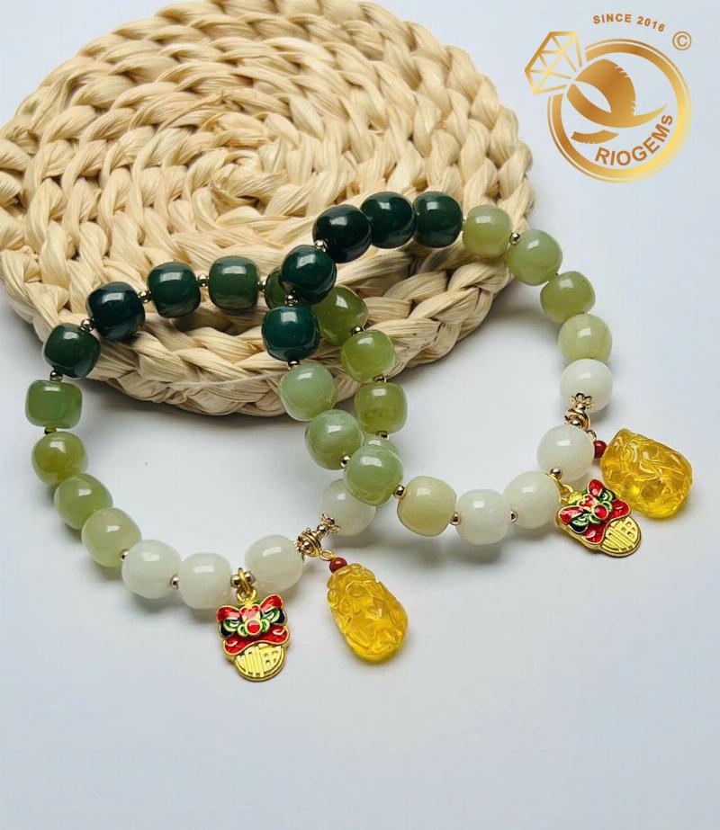 Nhẫn phong thủy mệnh Thủy mix charm