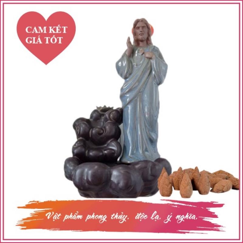 Nhang nụ trầm hương cao cấp với khói chảy xuống tạo thành thác khói đẹp mắt