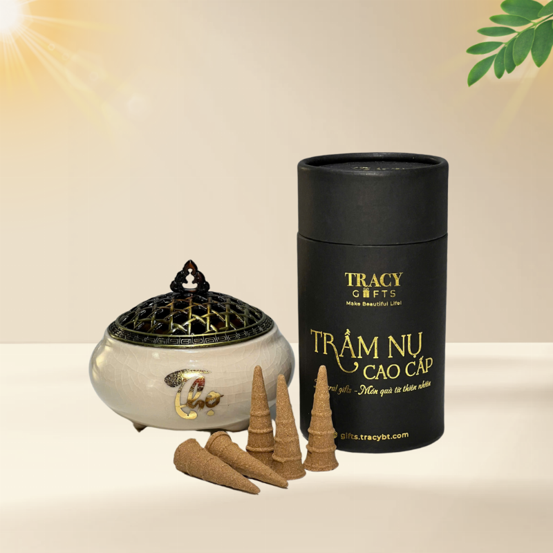 Trầm hương xông phòng làm việc giúp thư giãn và tập trung