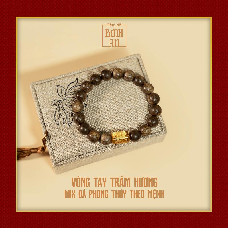 Vòng tay trầm hương giúp thư giãn và mang lại may mắn